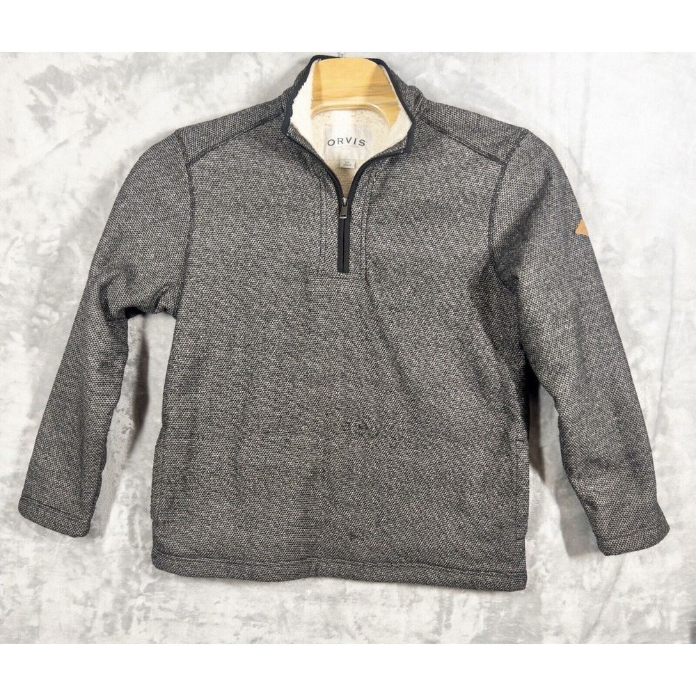 Orvis Sherpa Lined Qtr Zip Fishing Pullover Mens Large